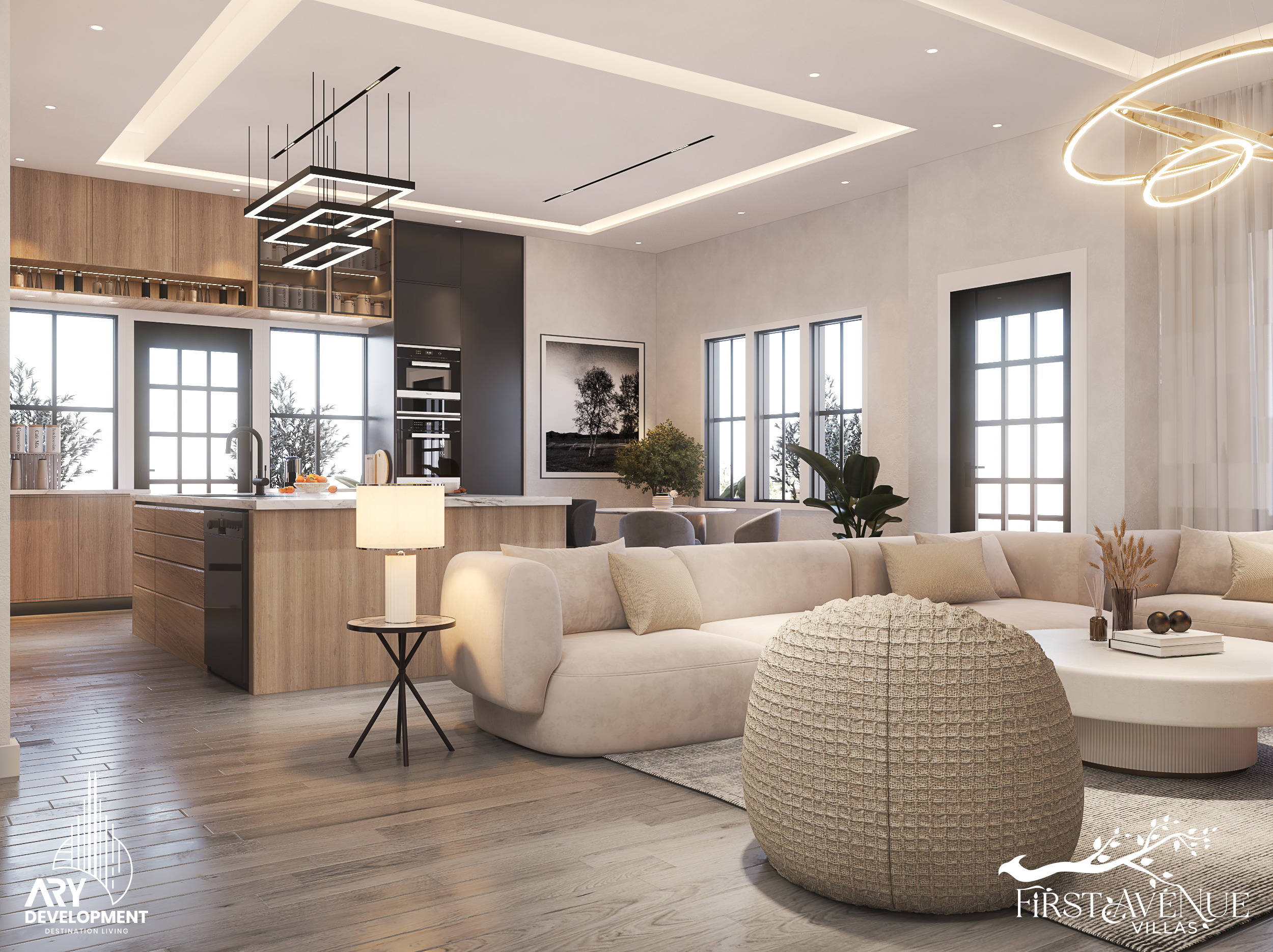 Living-Dining&Kitchen-B